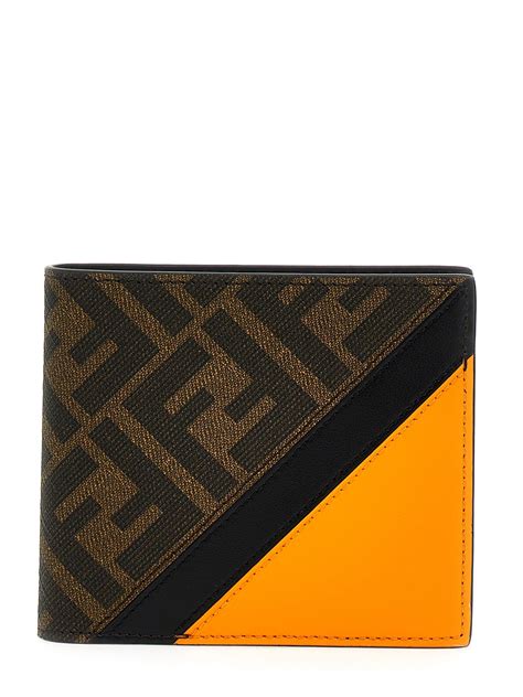 fendi diagonal wallet|Fendi men's long wallet.